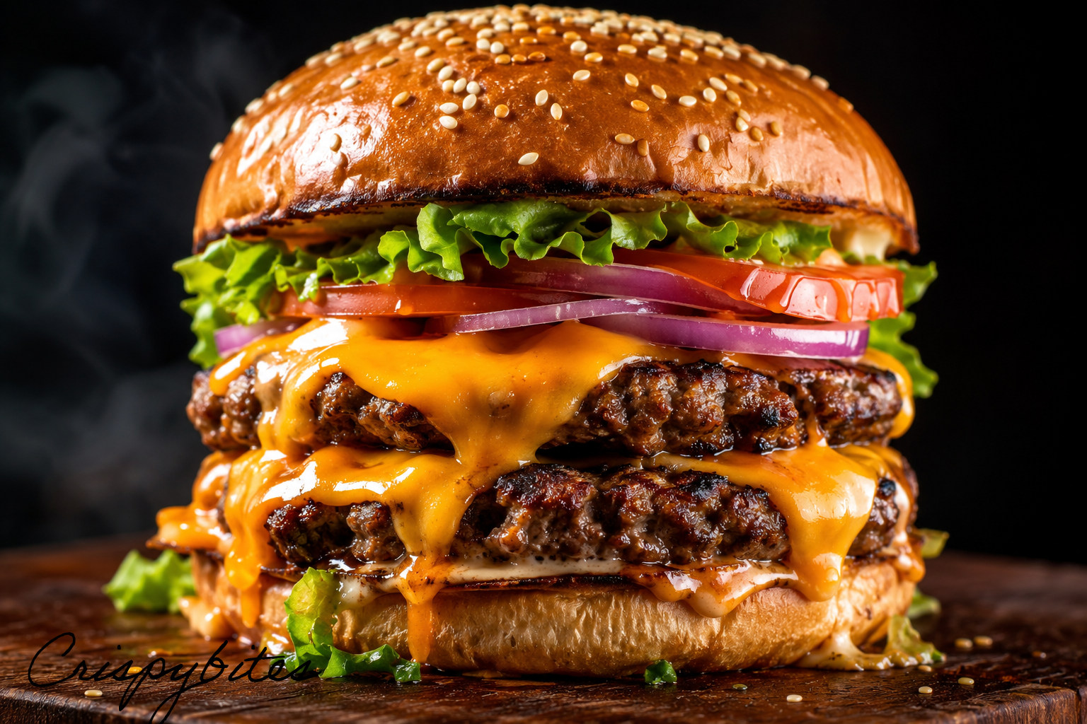 Chees Beef Burger - Chees Beef Burger recipe photo