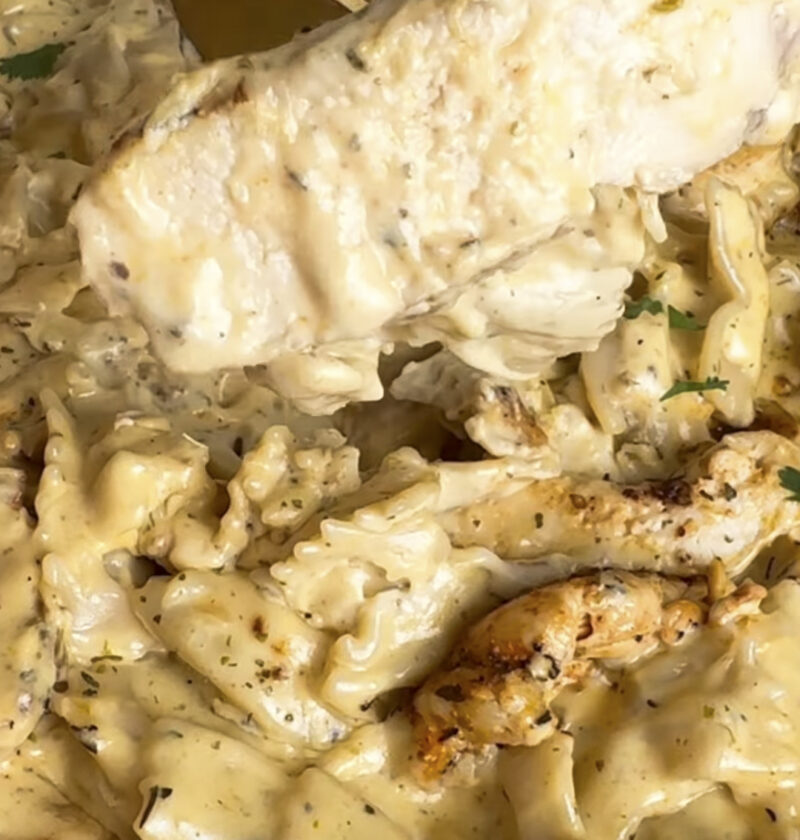 Parmesan garlic chicken pasta